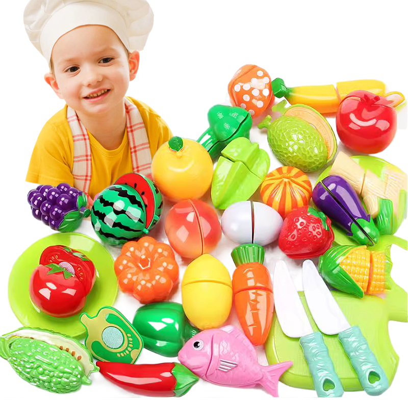 Baby Food Vegetable - Simulated Fruit and Vegetable Cutting Play