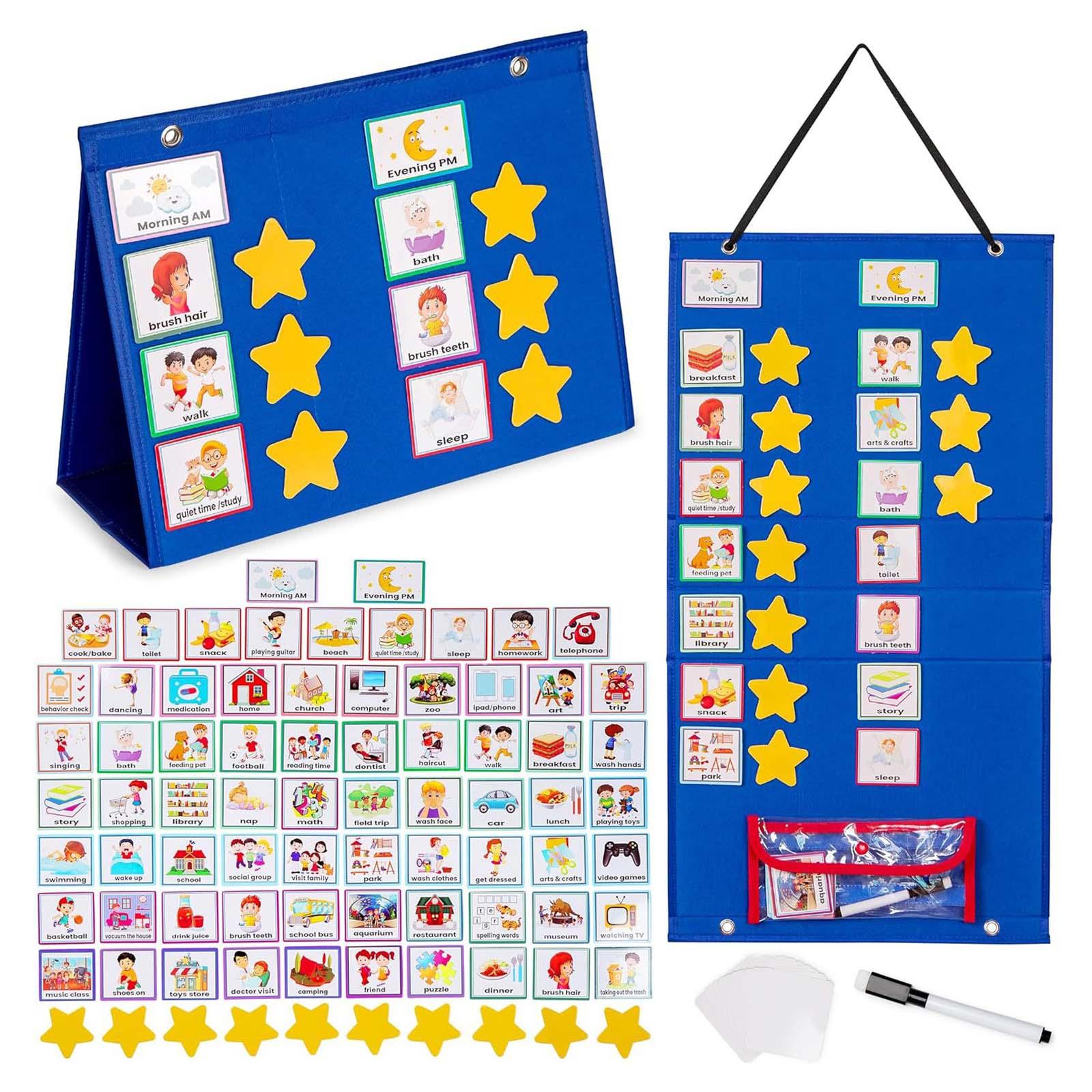 Baby Food Chart - Kids Visual Schedule Calendar Wall Daily