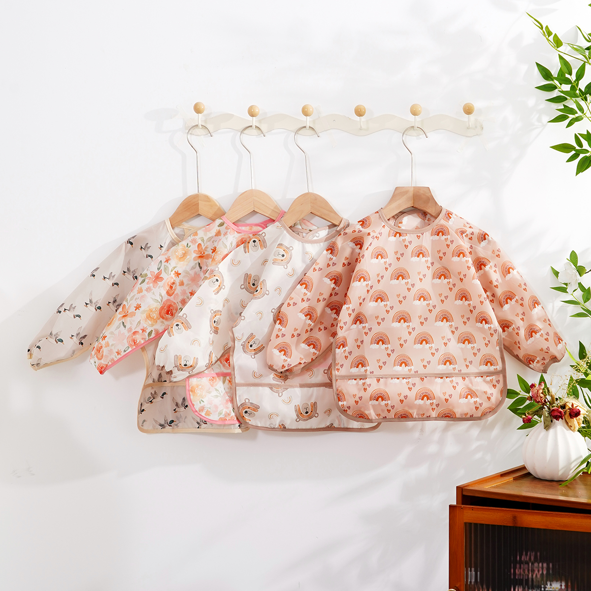 Baby Food Apron - 1 Pc Waterproof Baby Bibs Cute
