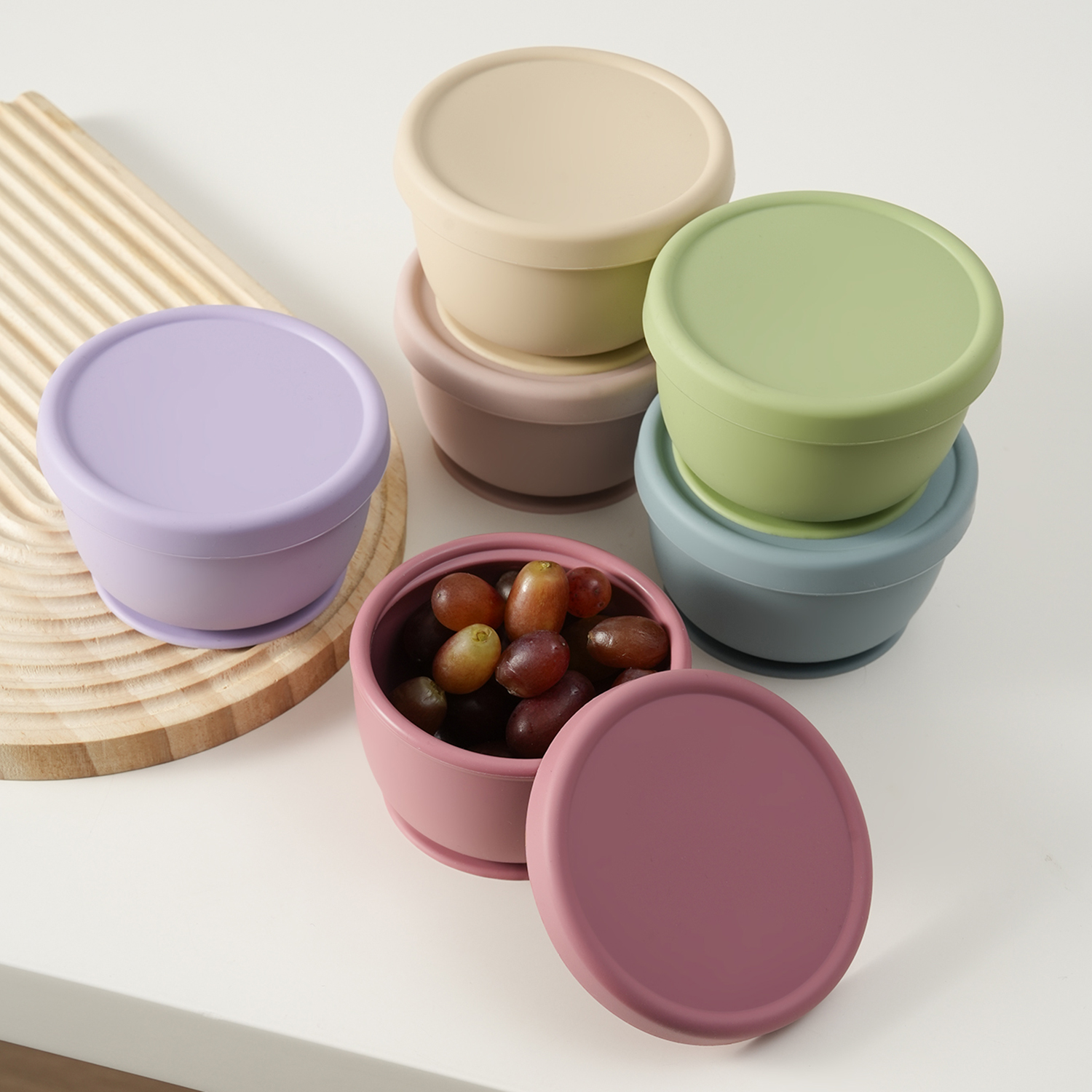 Baby Food Hero - 1PC Silicone Baby Feeding Bowl With