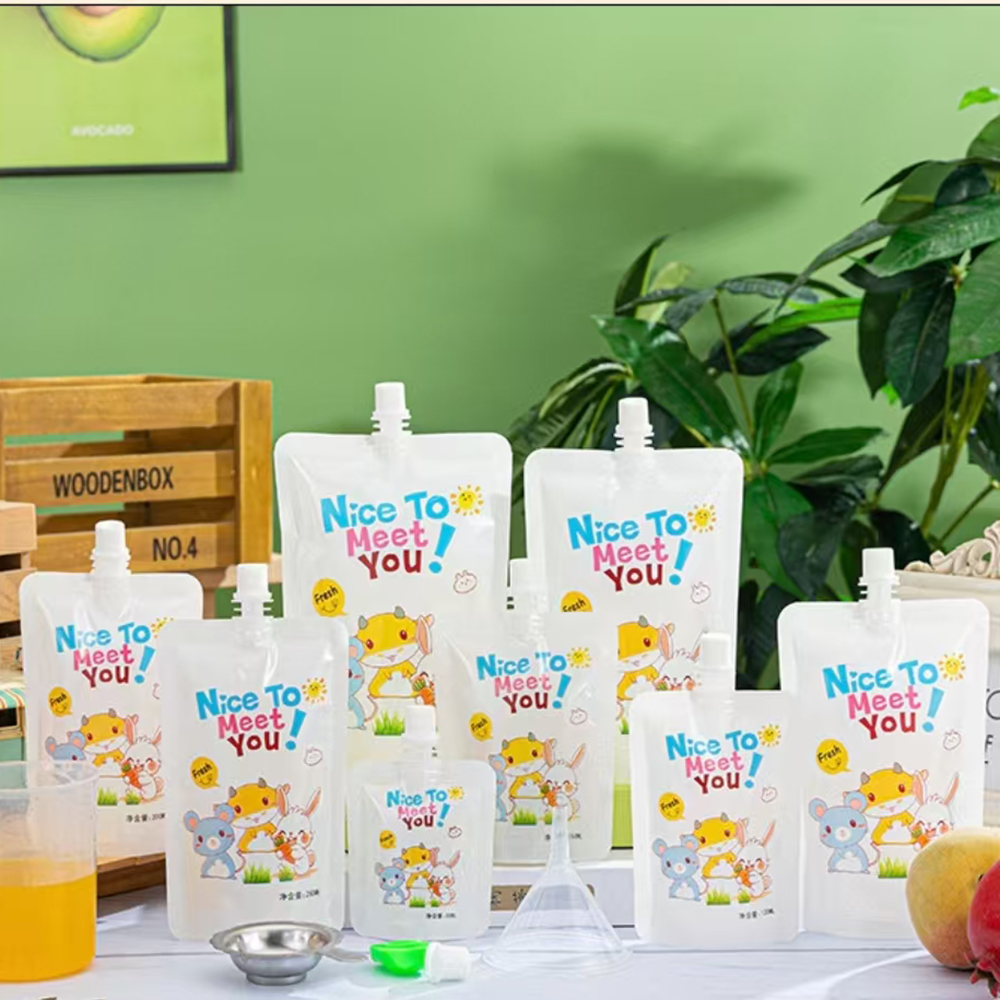 Baby Puree Pouch - 200ml Baby Food Pouches Baby Feeder