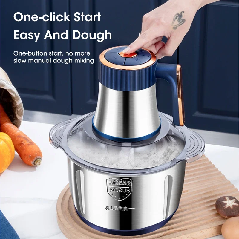 Baby Food Quality - High-quality 5L Stainless Steel Electric Meat