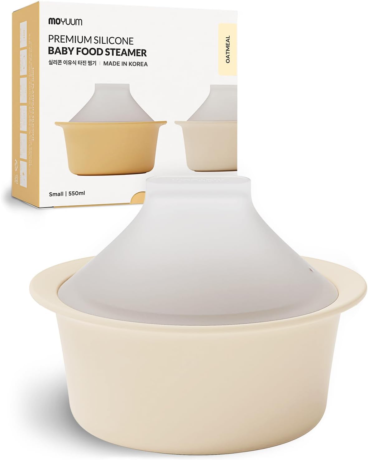 Baby Food Maker Baby Safe - Silicone Microwave Steamer | Made in