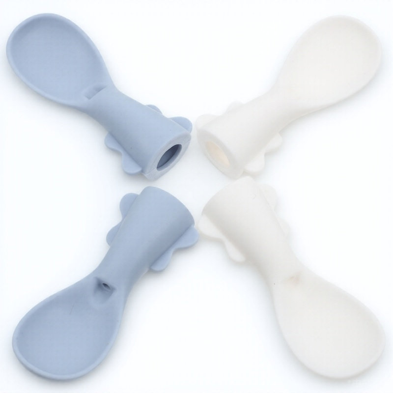 Baby Puree Pouch - 4Pcs Silicone Baby Food Pouch Spoons