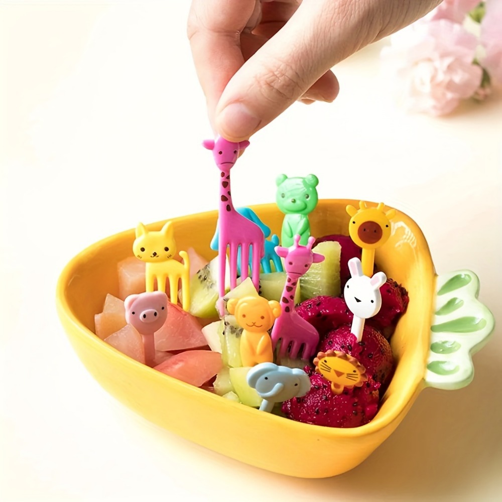 Baby Food Quality - 10Pcs/Set Cute Mini High Quality Animal