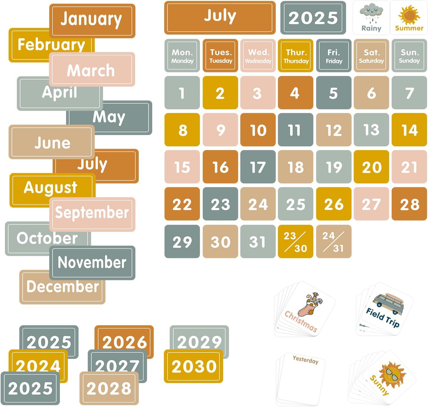 Large Boho Calendar Pocket Cha - Baby Food Chart 리뷰 및 가격