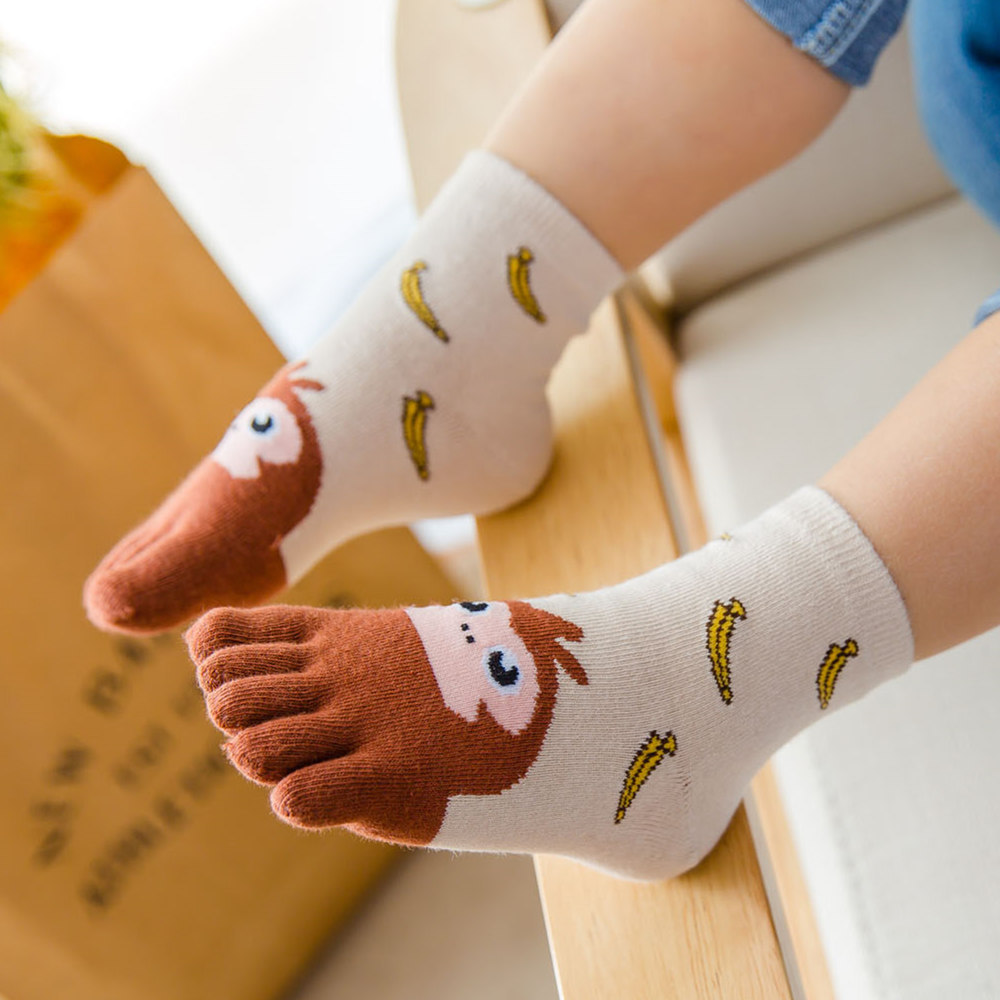 5 Pairs Children Cartoon Socks - Baby Food Dogs 리뷰 및 가격