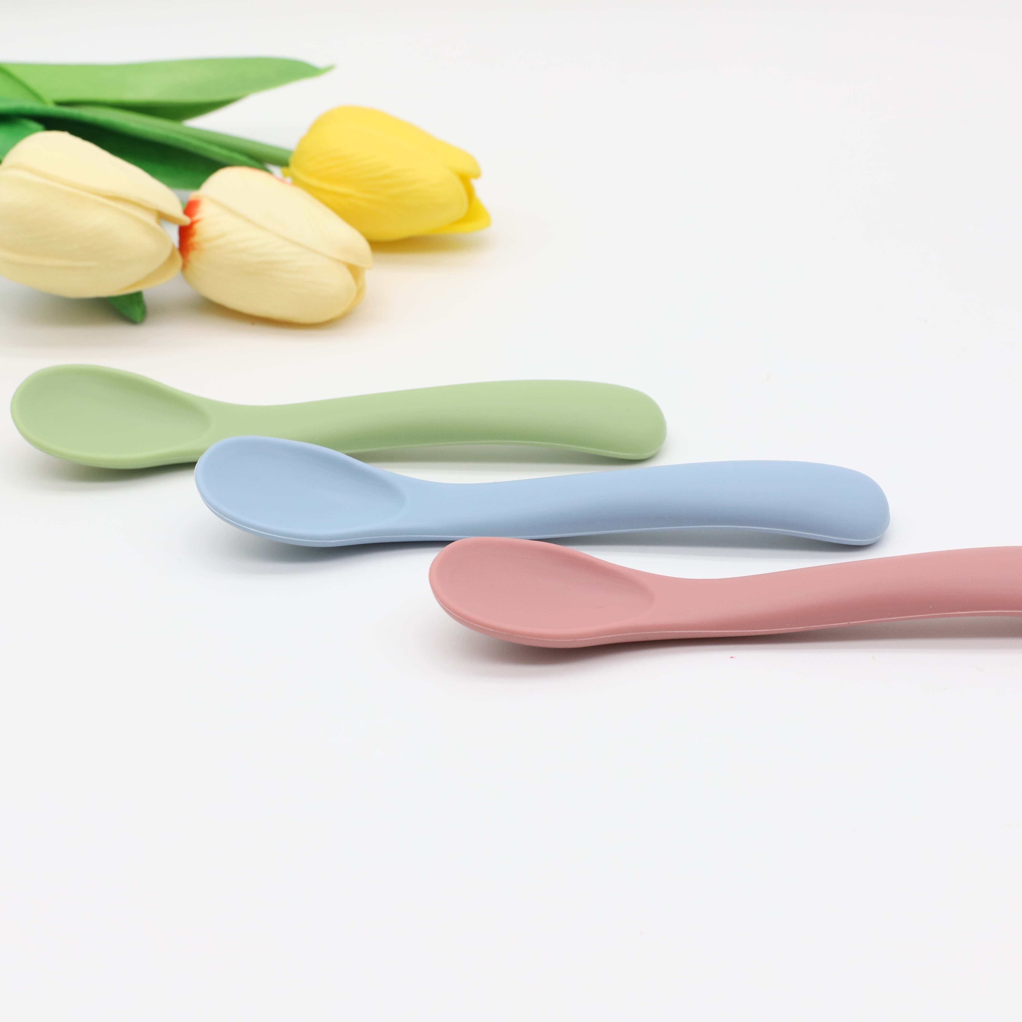 Soft Tip Silicone Baby Feeding - Self Feed Spoon 리뷰 및 가격