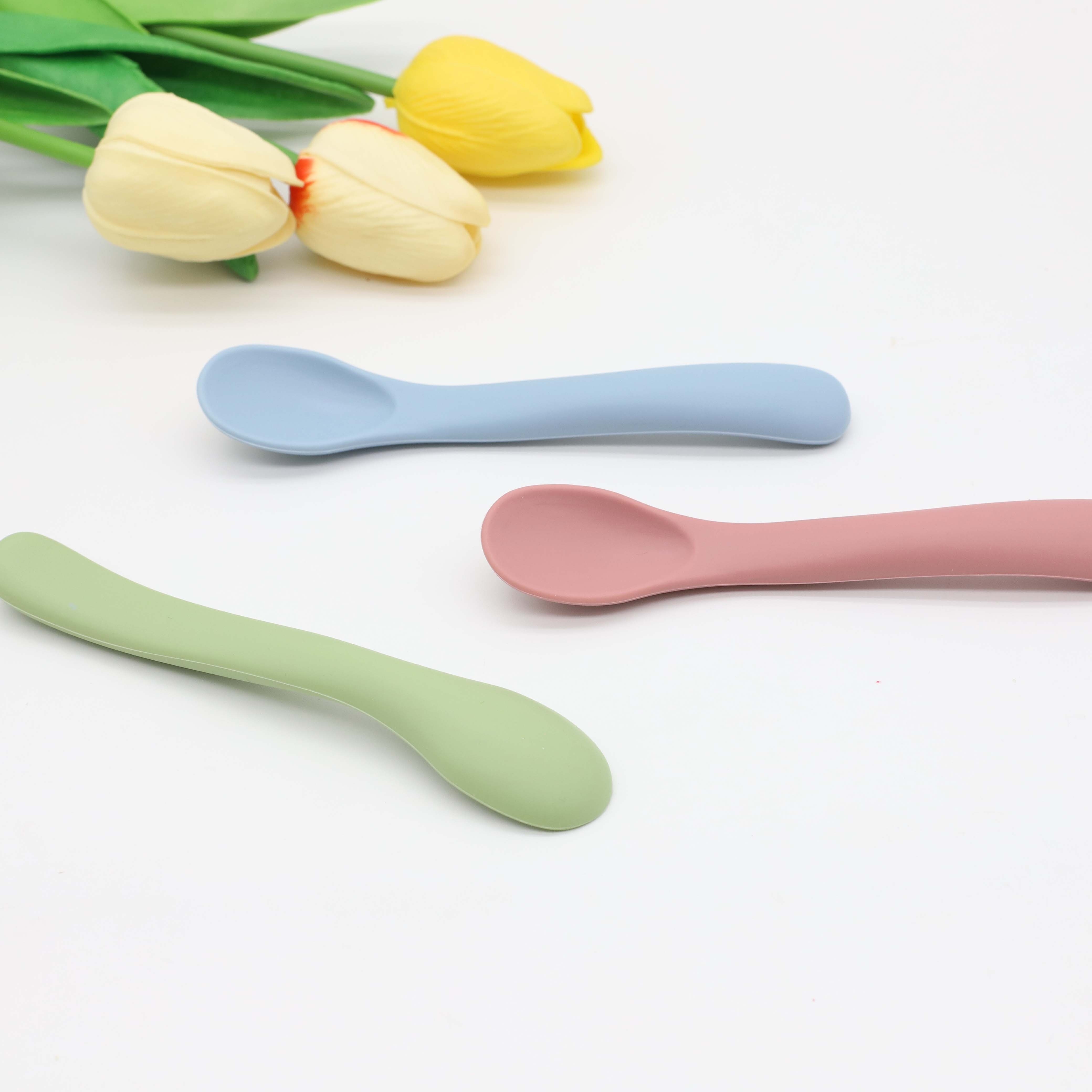 Soft Tip Silicone Baby Feeding - Self Feed Spoon 리뷰 및 가격