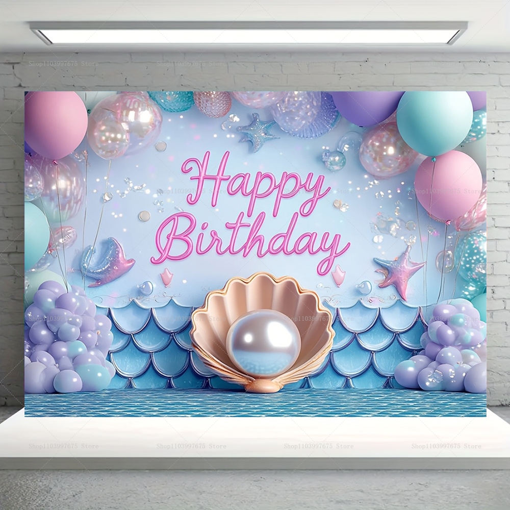Mermaid Party Backdrops Childr - Baby Food Plan 리뷰 및 가격