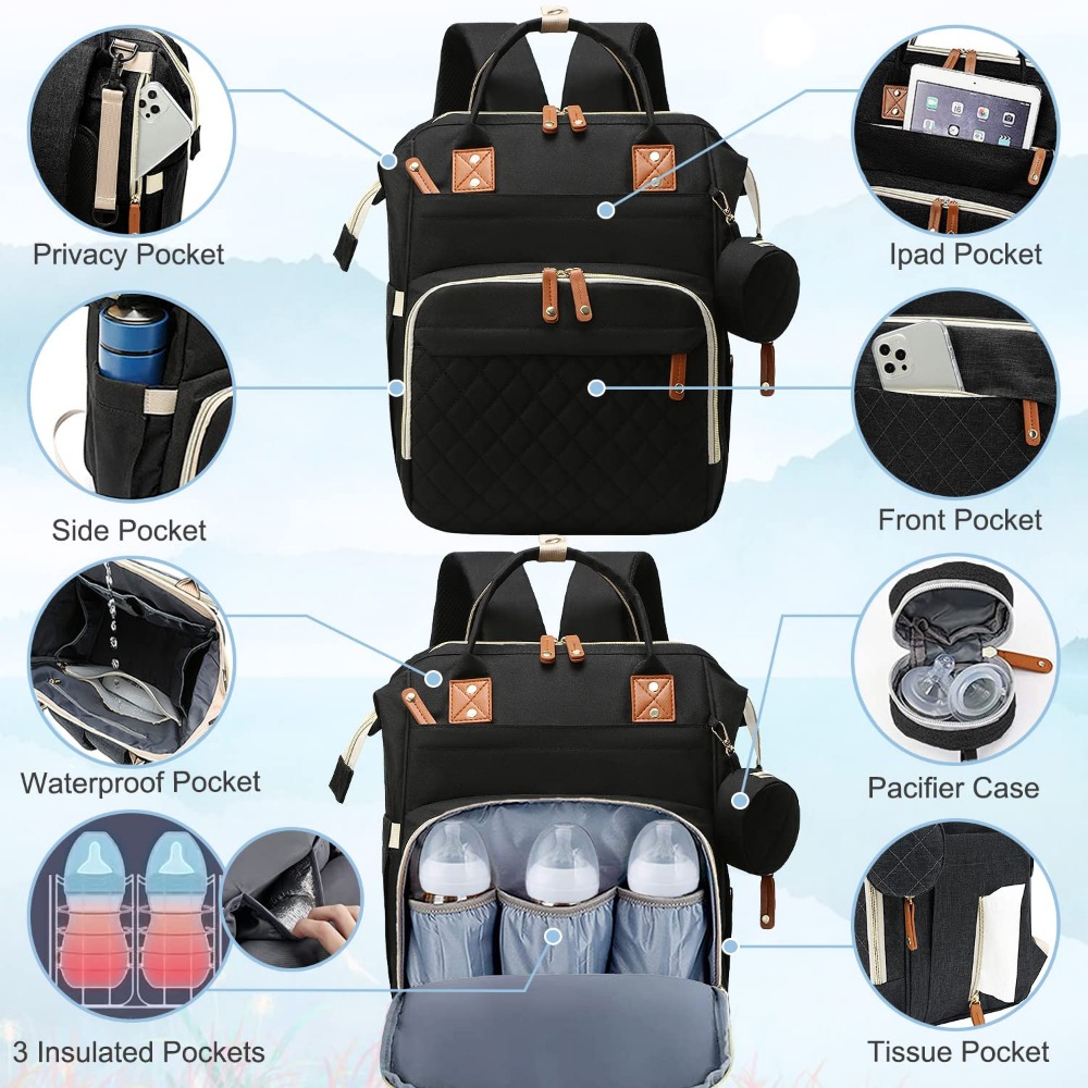 Multifunctional Diaper Bag Bac - Baby Puree Pouch 리뷰 및 가격