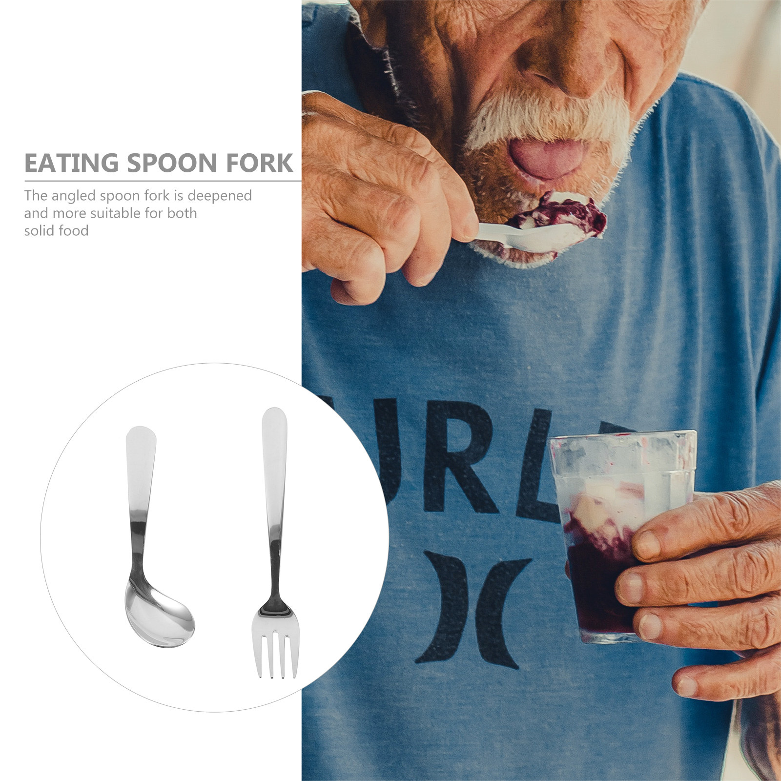 1Set Stainless Steel Adaptive  - Self Feed Spoon 리뷰 및 가격