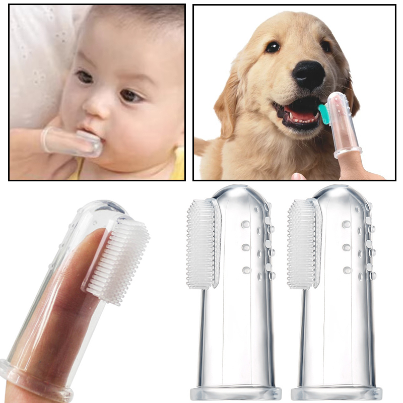 Soft Silicone Pet Finger Tooth - Baby Food Dogs 리뷰 및 가격