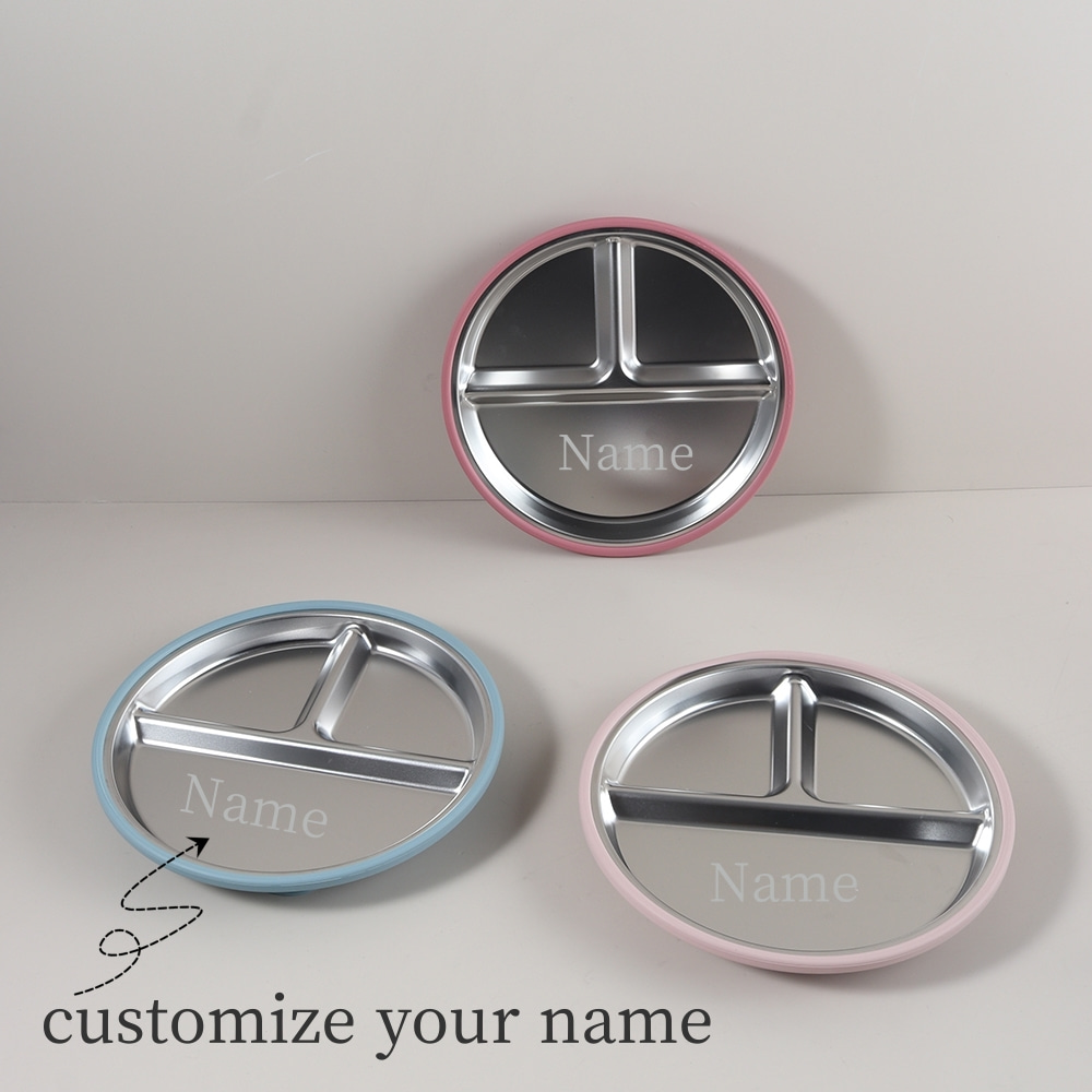Custom Name divided plate tabl - Baby Food Chart 리뷰 및 가격