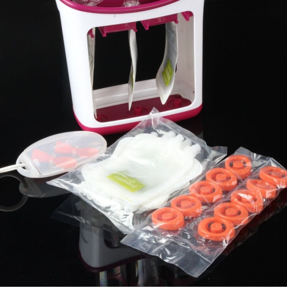 10Pcs Manual Baby Fruit Puree  - Baby Puree Pouch 리뷰 및 가격