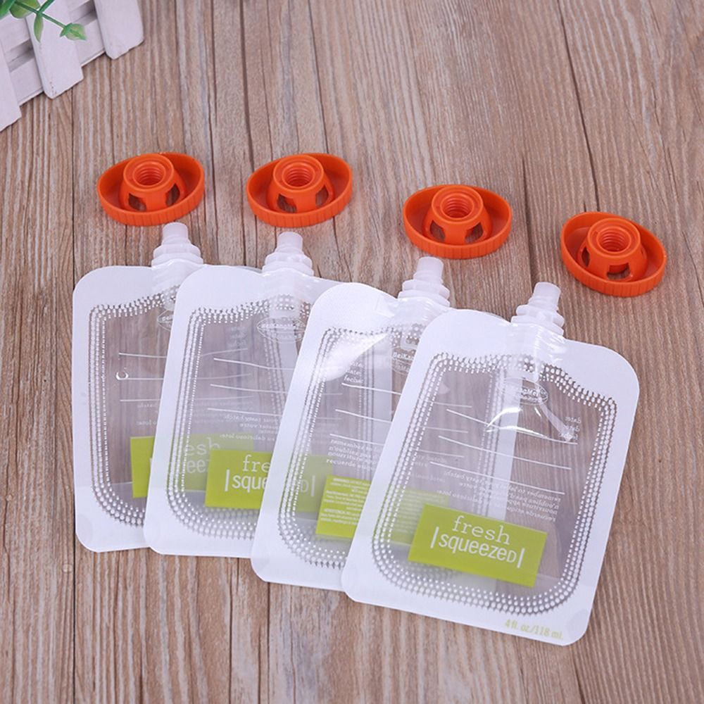 10Pcs Manual Baby Fruit Puree  - Baby Puree Pouch 리뷰 및 가격