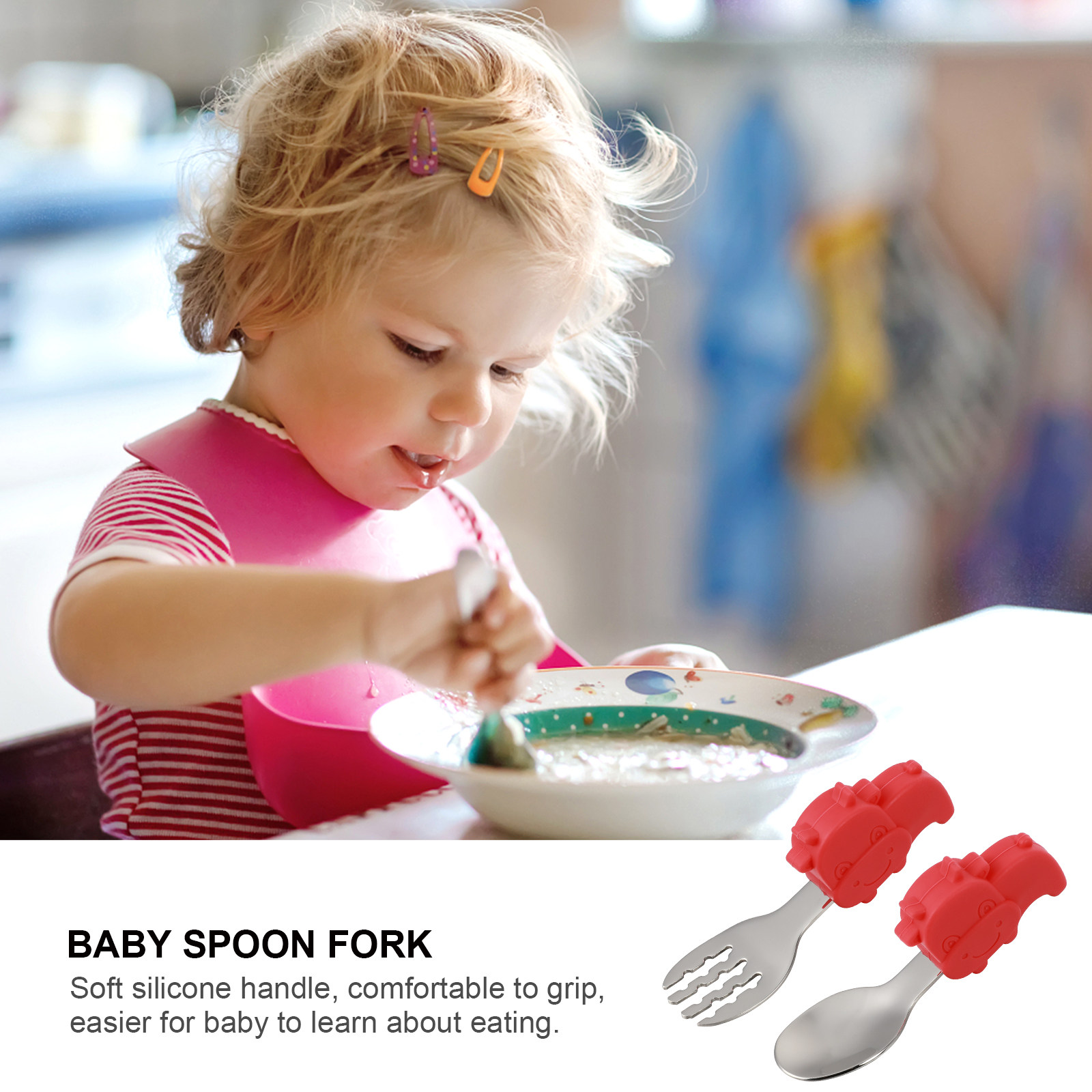 Stainless Steel Baby Spoon For - Self Feed Spoon 리뷰 및 가격