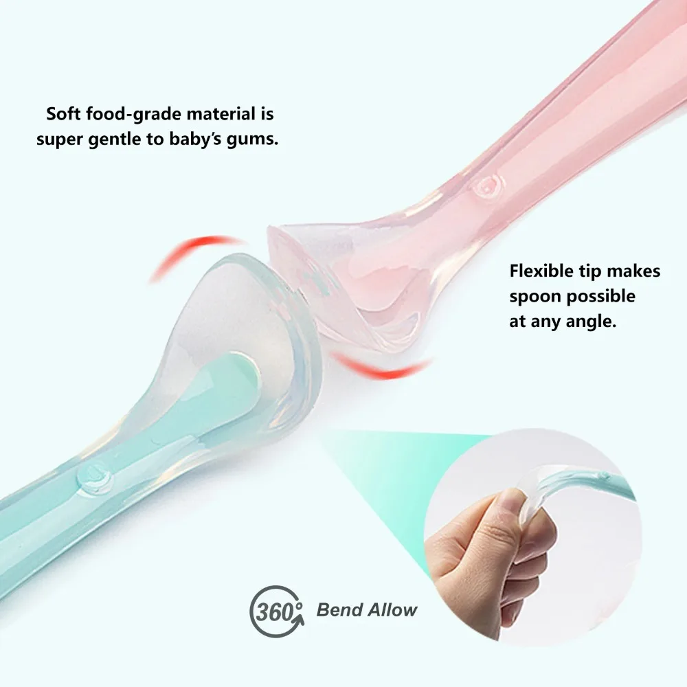 Baby Spoons Soft Silicone Todd - Baby Food Bites 리뷰 및 가격