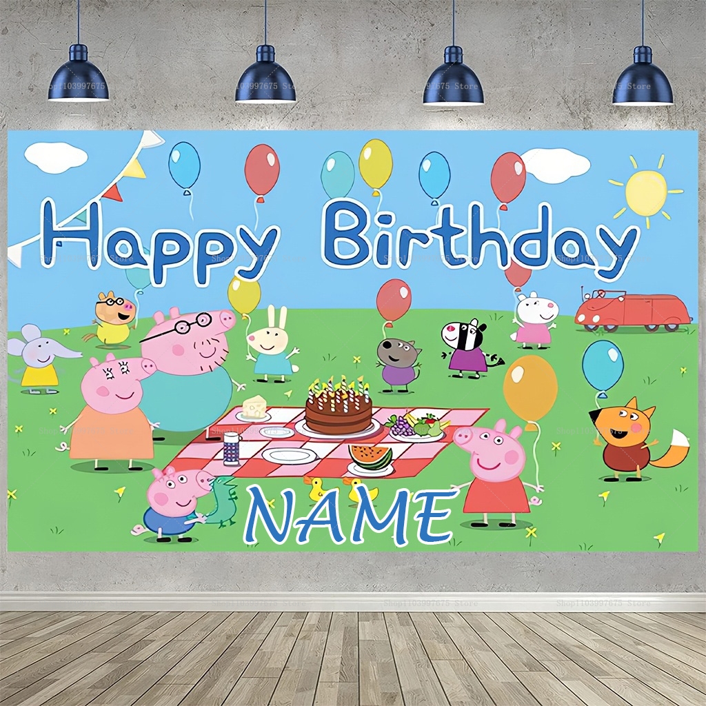 Custom Name Cartoon Peppa Pig  - Baby Food Plan 리뷰 및 가격