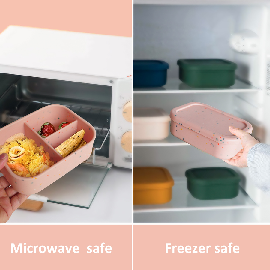 1PCS Microwave Lunch Box Silic - Baby Food Hero 리뷰 및 가격