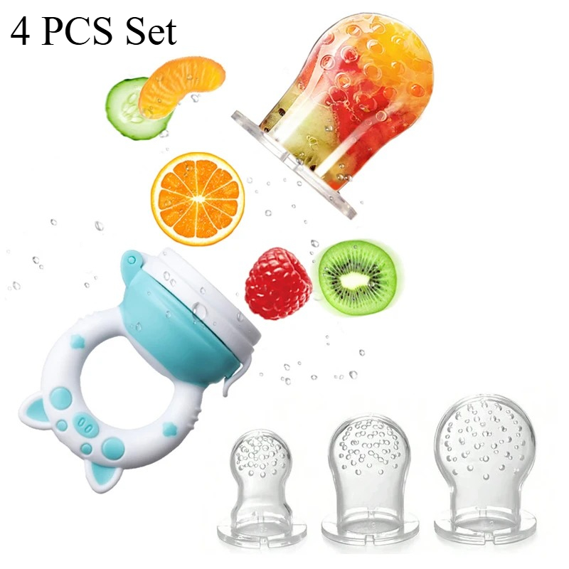 4pcs/set Silicone Fruit & Vege - Baby Food Bites 리뷰 및 가격