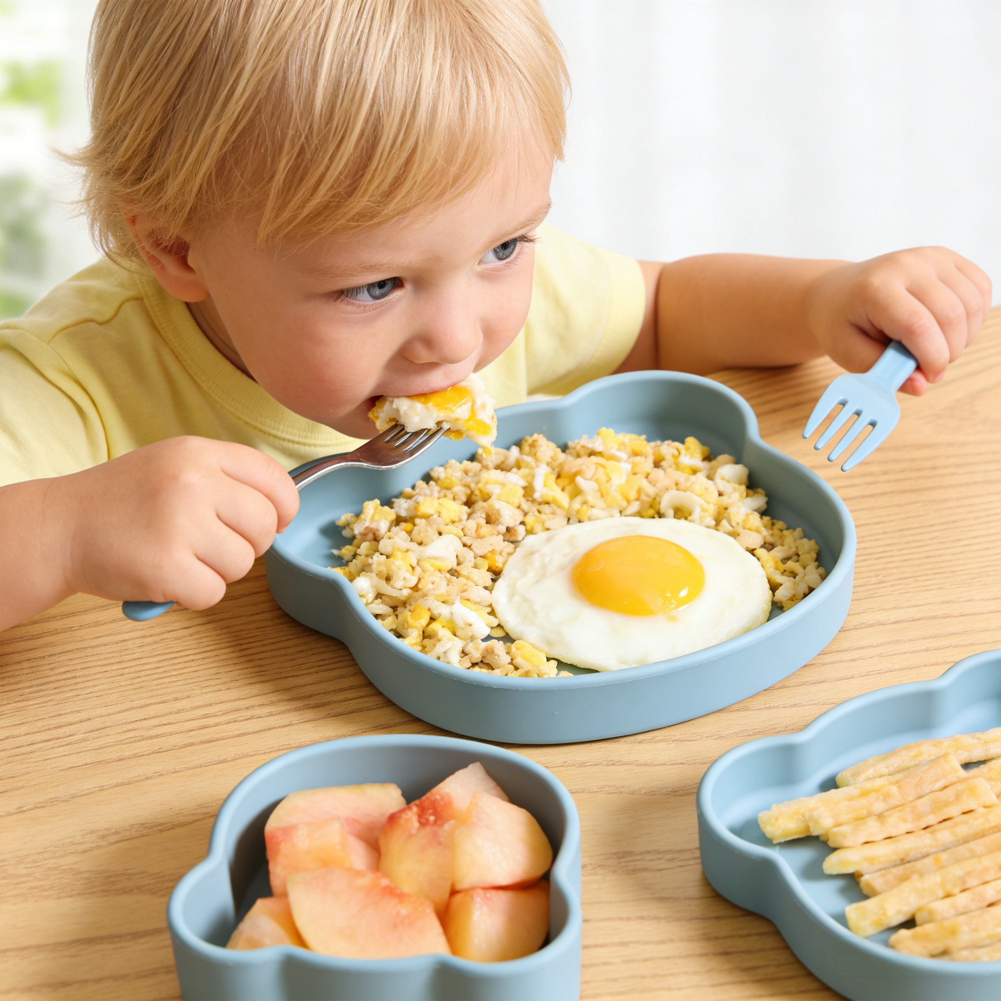 Cartoon Silicone Toddler Plate - Baby Food Chart 리뷰 및 가격