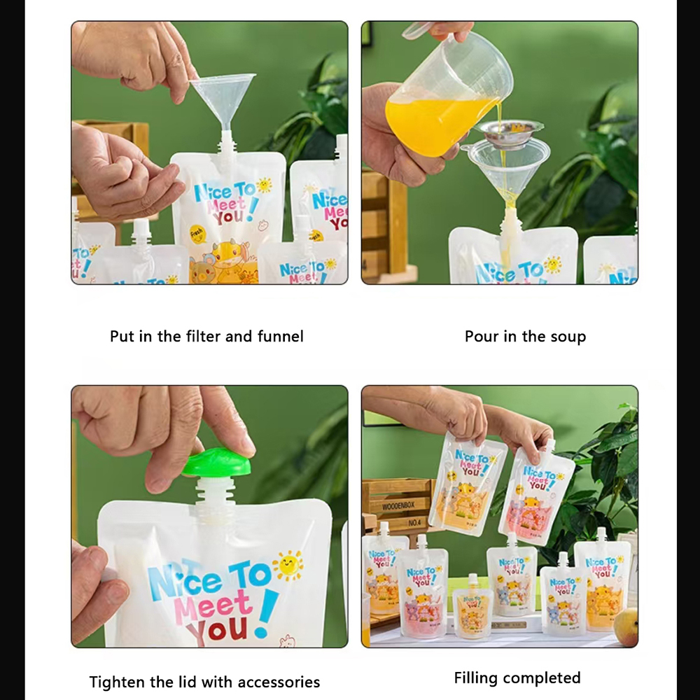 200ml  Baby Food Pouches Baby  - Baby Puree Pouch 리뷰 및 가격
