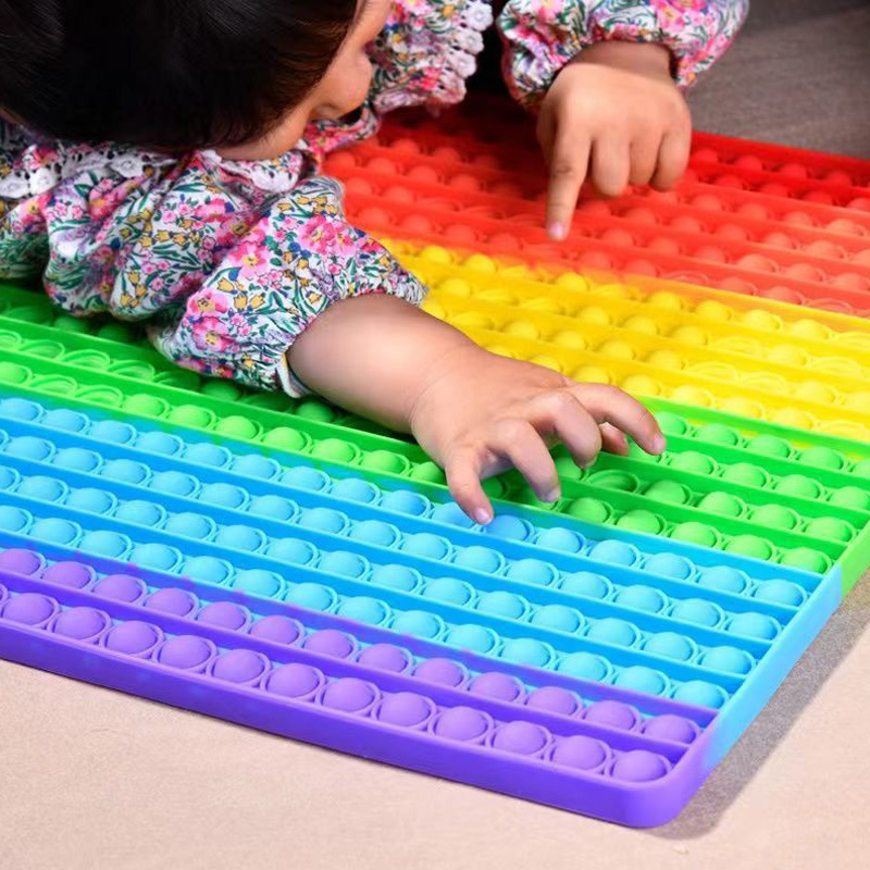 Jumbo 30CM Square Rainbow Push - Baby Food Eat 리뷰 및 가격