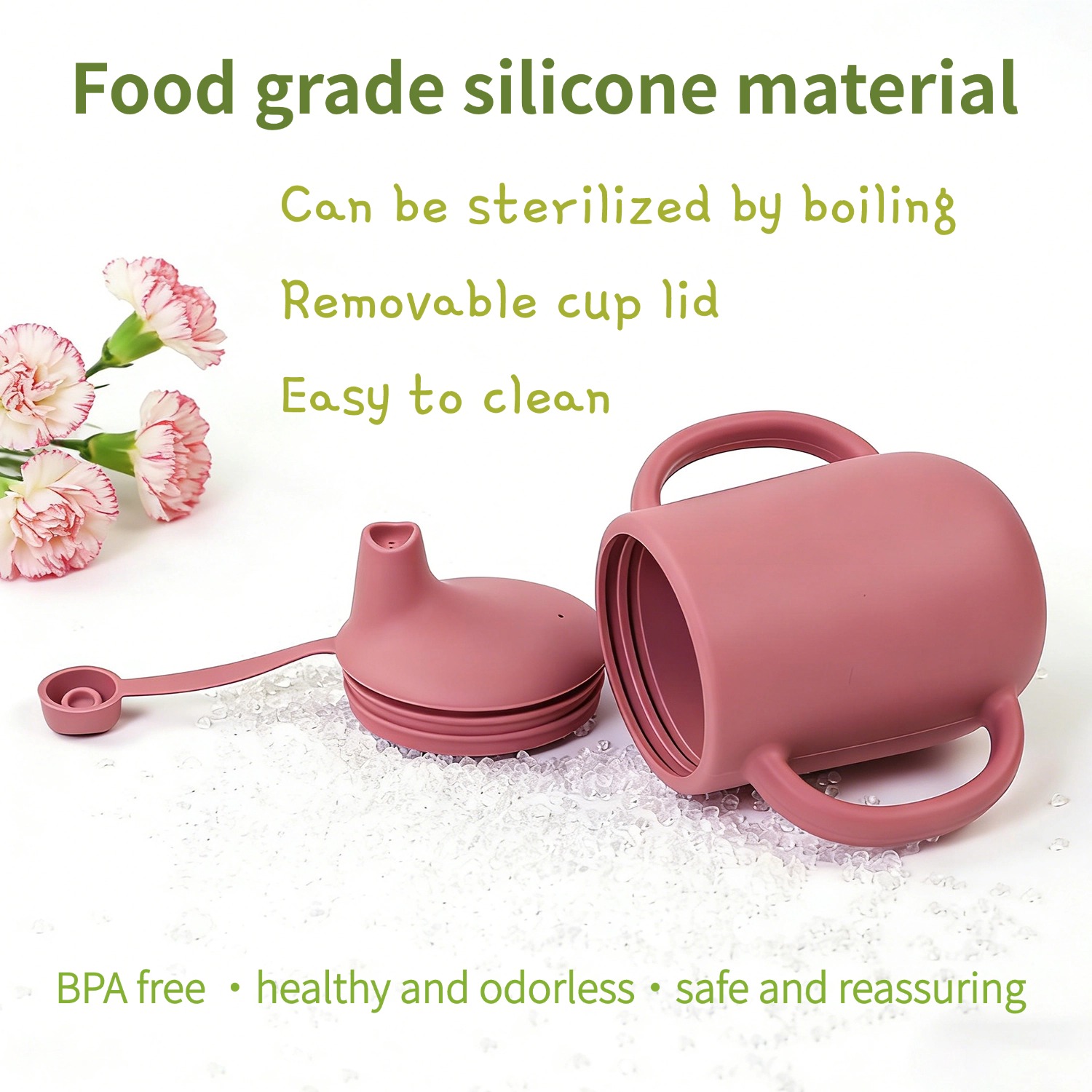 Silicone sippy cup food grade  - Baby Food Quality 리뷰 및 가격