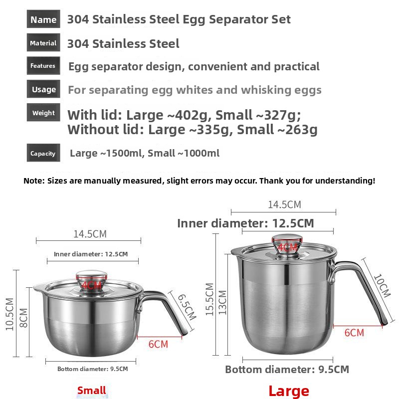 304 Stainless Steel Egg White  - Baby Food With Protein 리뷰 및 가격
