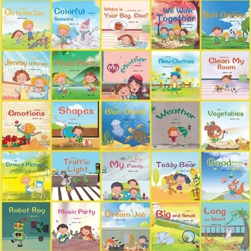 60 Books/Set Children's Englis - Baby Food Chart 리뷰 및 가격
