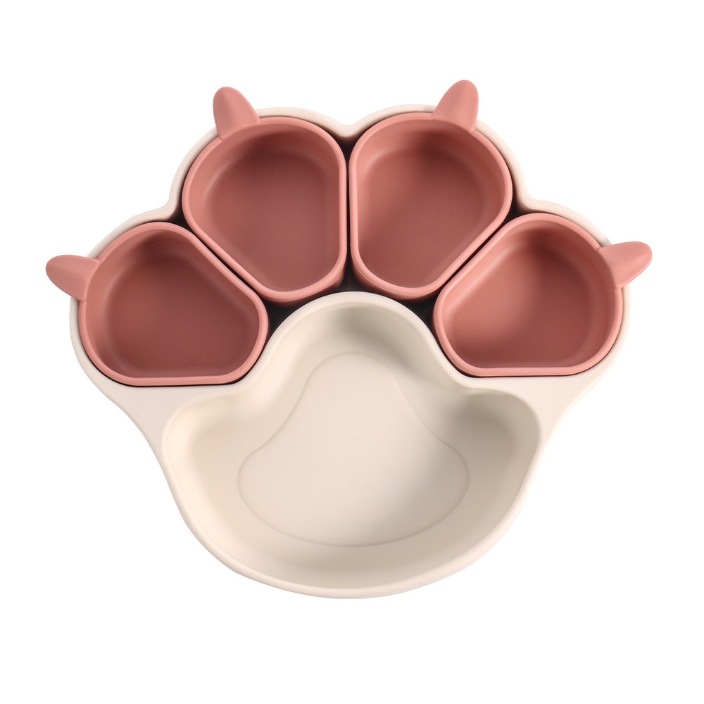 Baby Bear Paw Silicone Plate w - Baby Food Chart 리뷰 및 가격