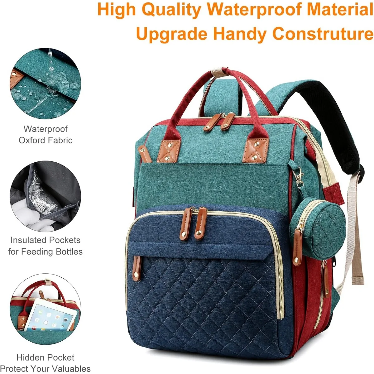 Diaper Bag with Changing Stati - Baby Puree Pouch 리뷰 및 가격