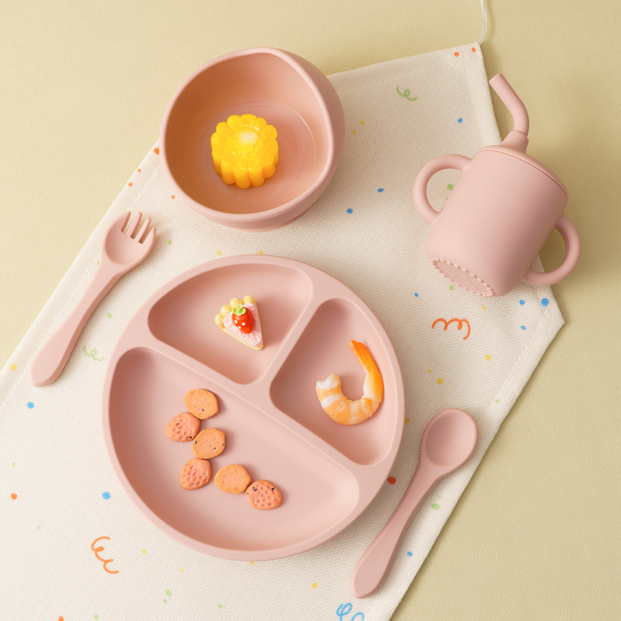 5PCS Baby Silicone Tableware S - Baby Food Chart 리뷰 및 가격