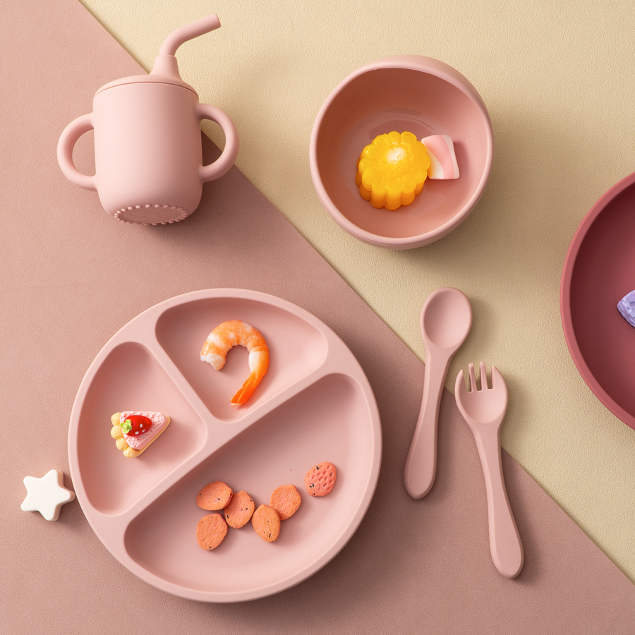 5PCS Baby Silicone Tableware S - Baby Food Chart 리뷰 및 가격
