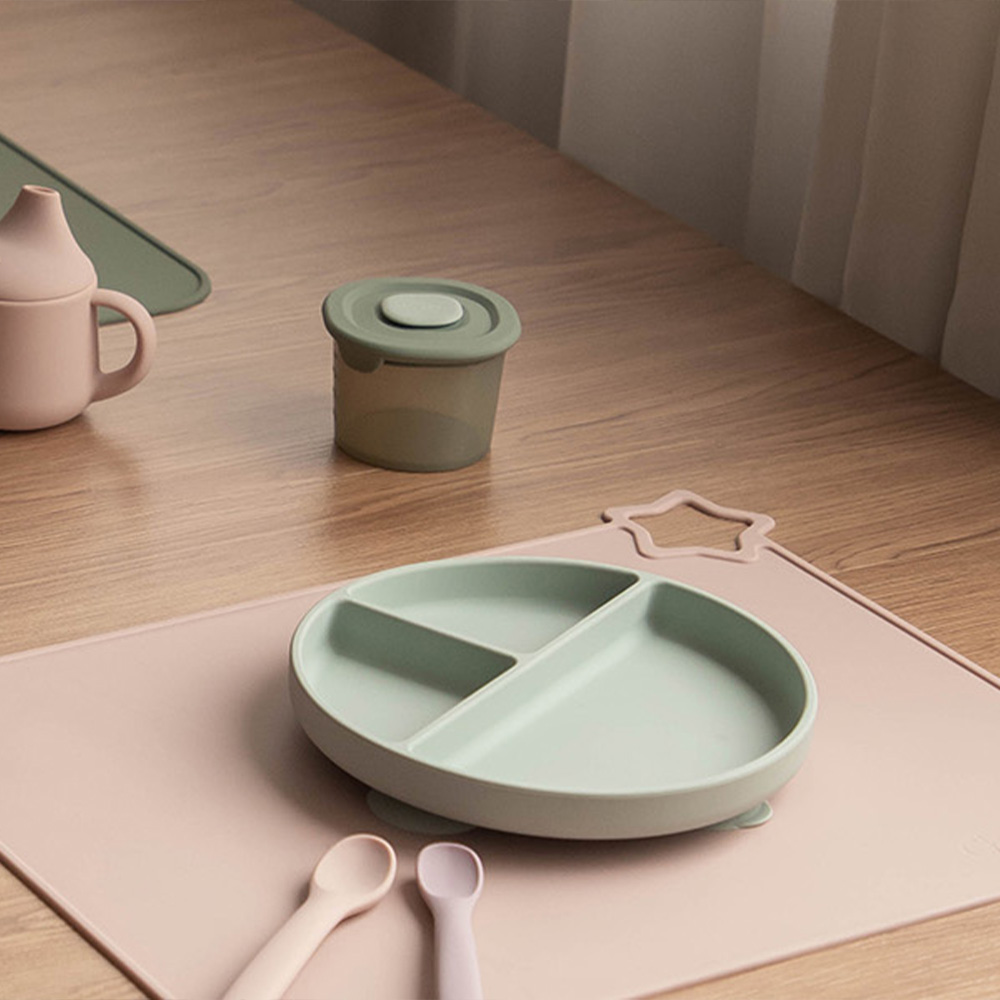 1PCS Simple Silicone Placemat  - Baby Food Restaurant 리뷰 및 가격
