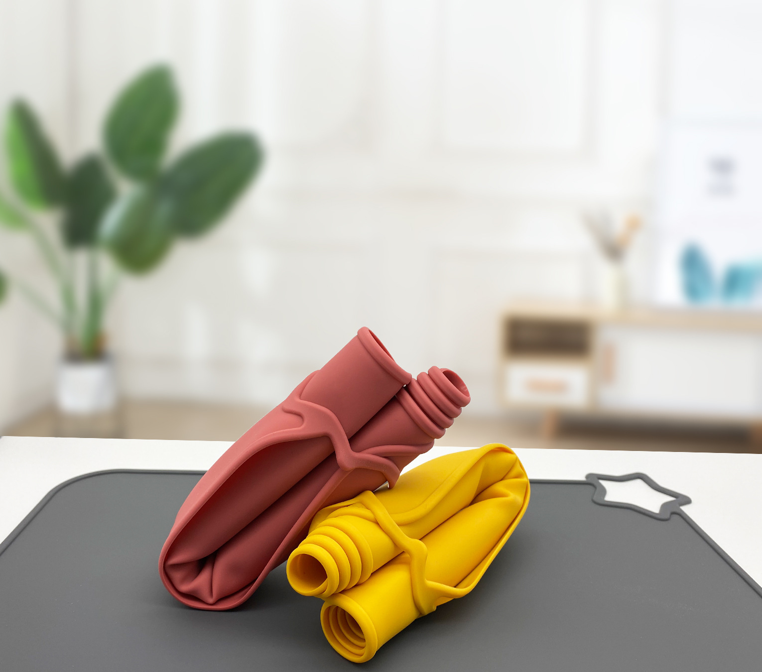 1PCS Simple Silicone Placemat  - Baby Food Restaurant 리뷰 및 가격