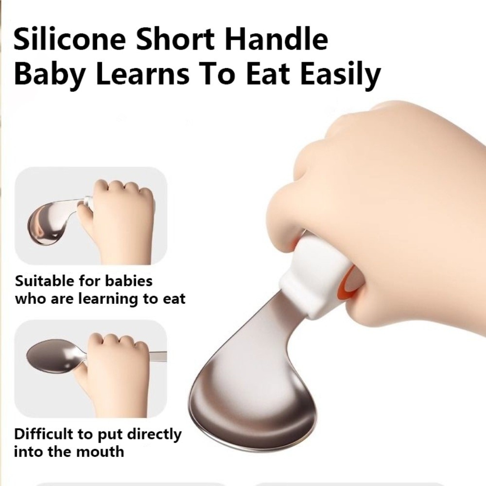 Silicone Baby Fork and Spoon S - Self Feed Spoon 리뷰 및 가격