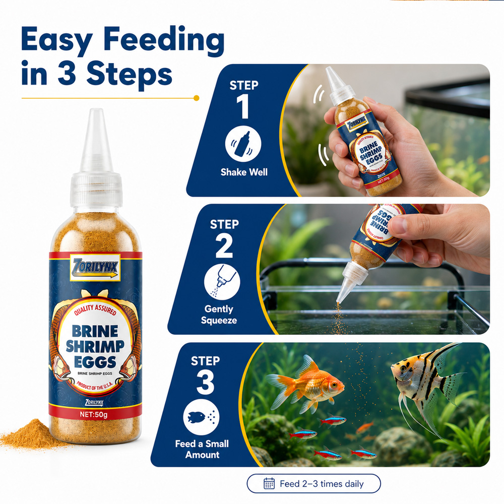 ZORILYNX 50g Premium Brine Shr - Baby Food With Protein 리뷰 및 가격