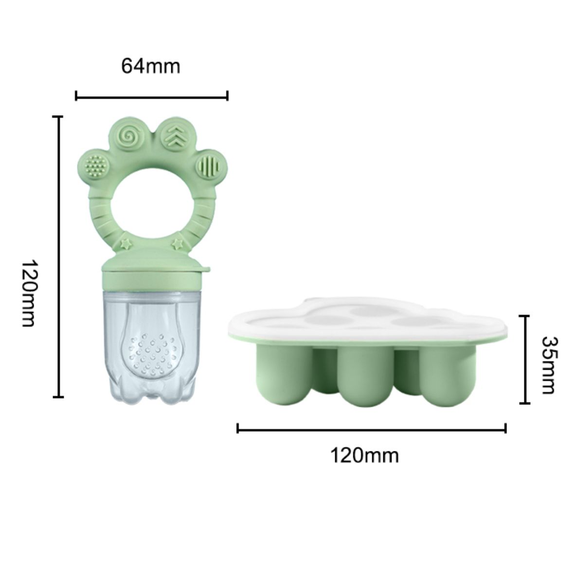 Baby Fruit Food Feeder & Freez - Baby Food Bites 리뷰 및 가격