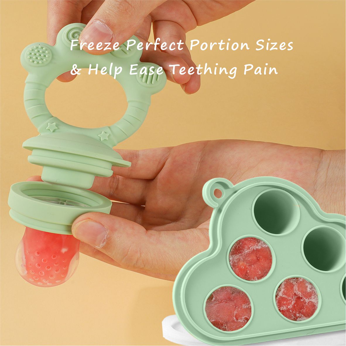 Baby Fruit Food Feeder & Freez - Baby Food Bites 리뷰 및 가격