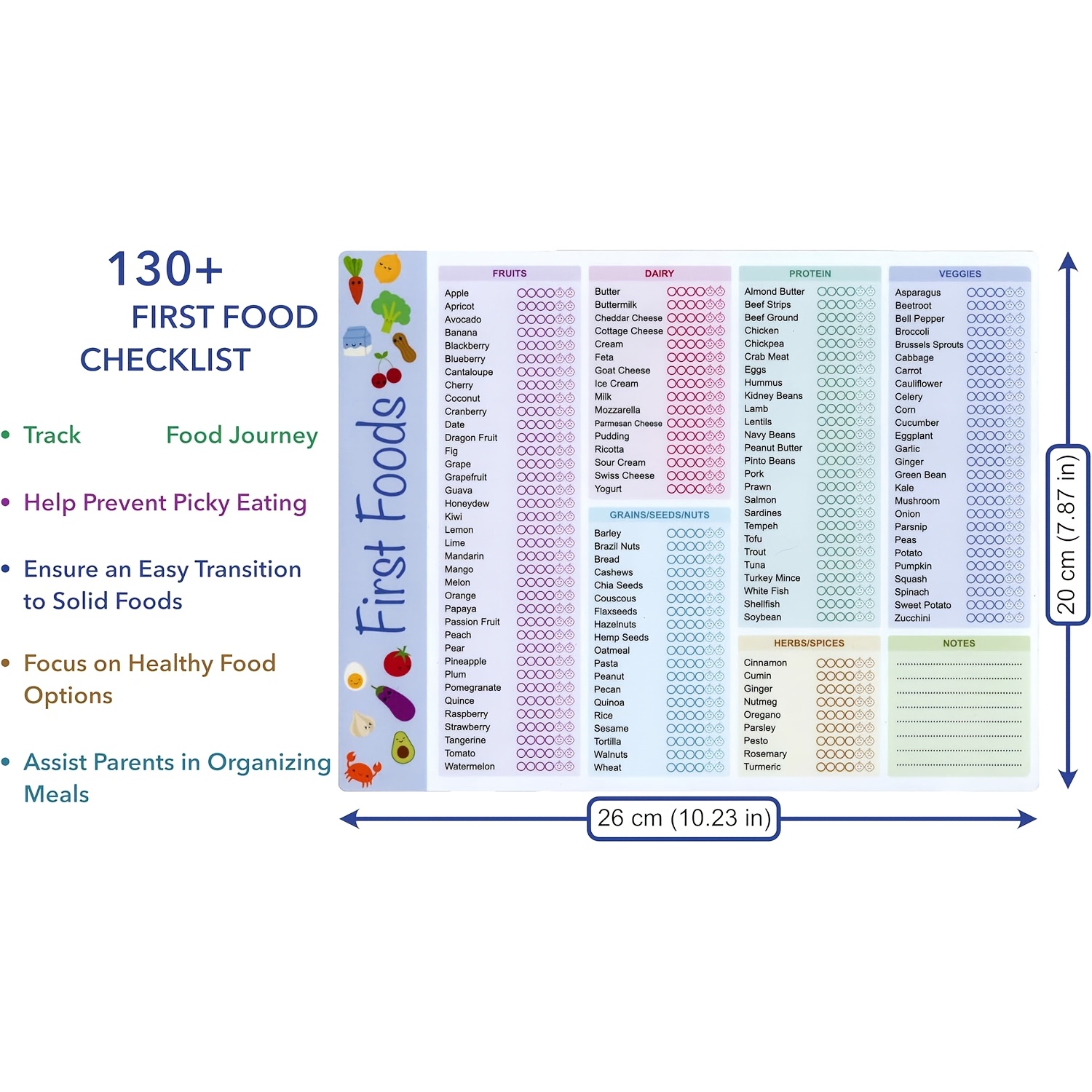 Baby First Foods Tracker, High - Baby Food Quality 리뷰 및 가격