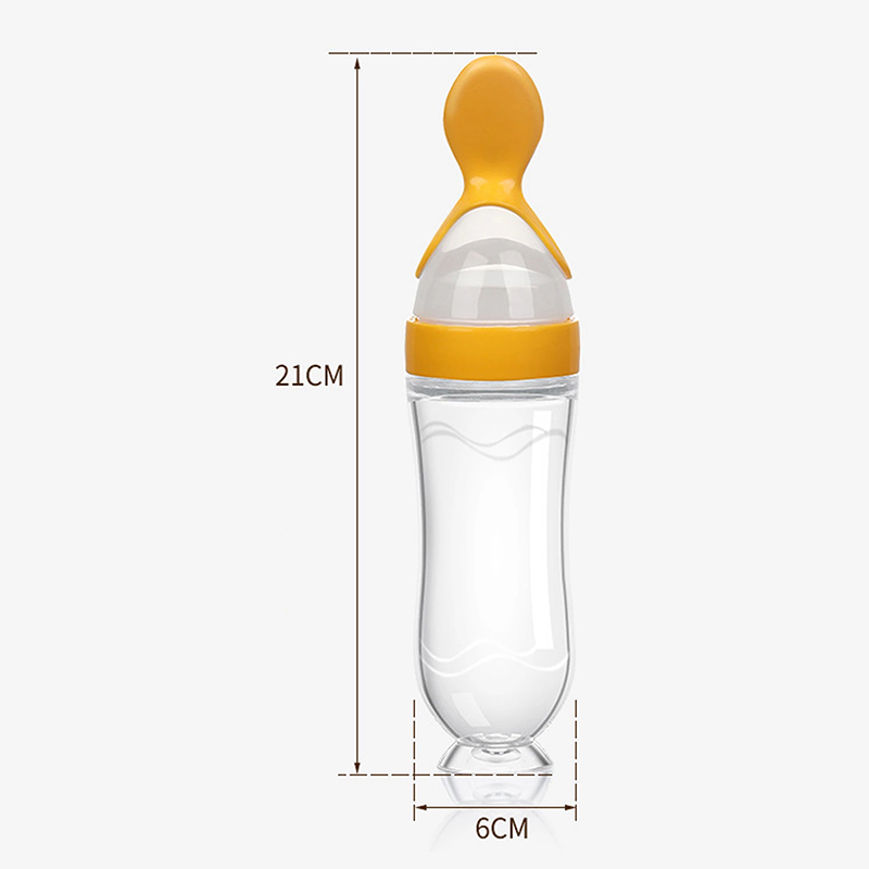 Squeezing Feeding Bottle Silic - Self Feed Spoon 리뷰 및 가격