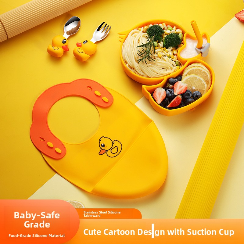 Yellow Duck Silicone Stainless - Baby Food Apron 리뷰 및 가격