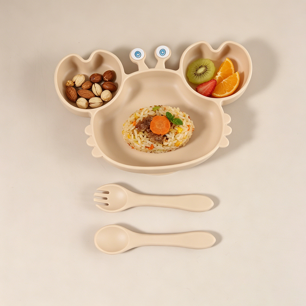 Cute Crab Shaped Silicone Baby - Baby Food Chart 리뷰 및 가격
