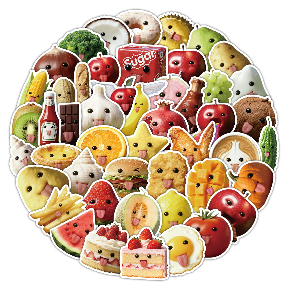 10/50PCS Abstract Food Meme Gr - Baby Food Vegetable 리뷰 및 가격