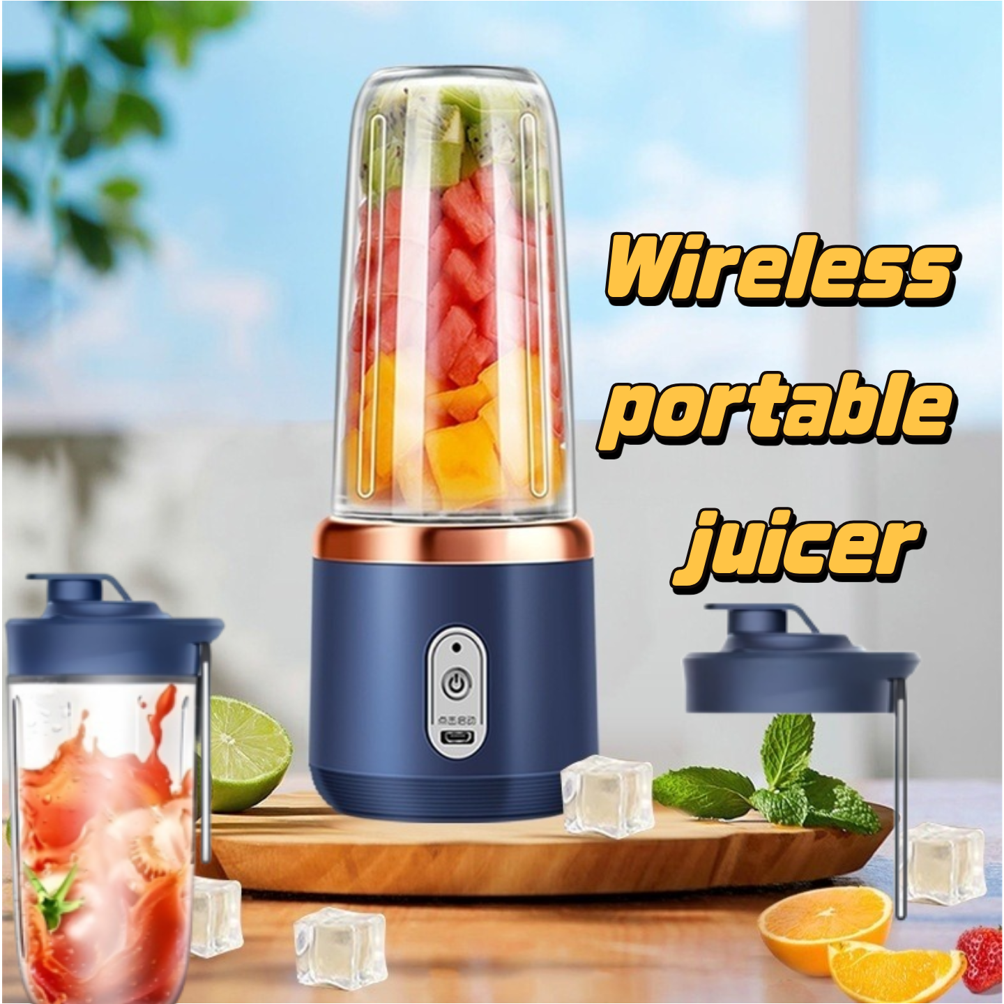 USB Portable Mini Juicer Blend - Baby Food Maker Baby Safe 리뷰 및 가격