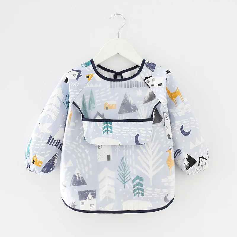 Newborn Baby Bibs Blouse Water - Baby Food Apron 리뷰 및 가격
