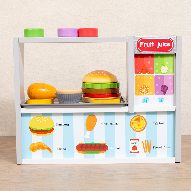 Children Toy Puzzle Wooden Kit - Baby Food Restaurant 리뷰 및 가격