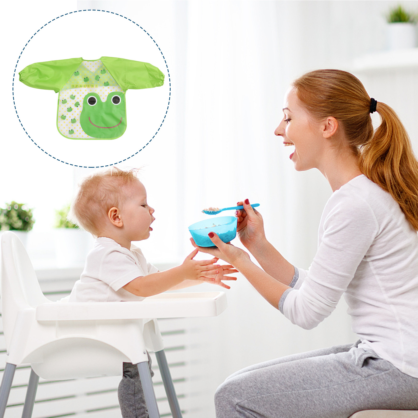 2pcs Waterproof Dining Apron F - Baby Food Dogs 리뷰 및 가격
